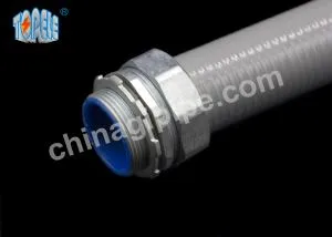 Dwat likid sere Connector Zenk mouri jete ekipman fleksib kondit ak izolasyon plastik