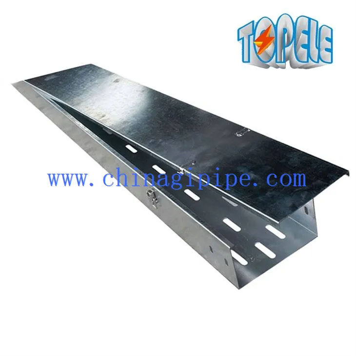 Perforated Nerjaveèi asye elektrik plato kab estanda galvanize GI kab plato trunking ak ISO