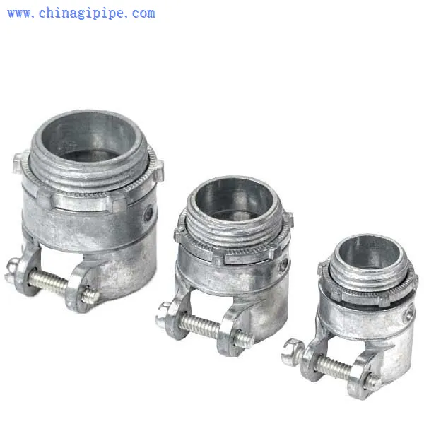 Squeeze Connector-Zinc 1/2''-4